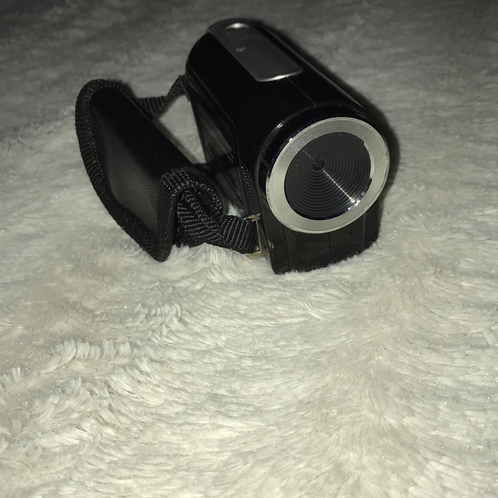 Black camcorder